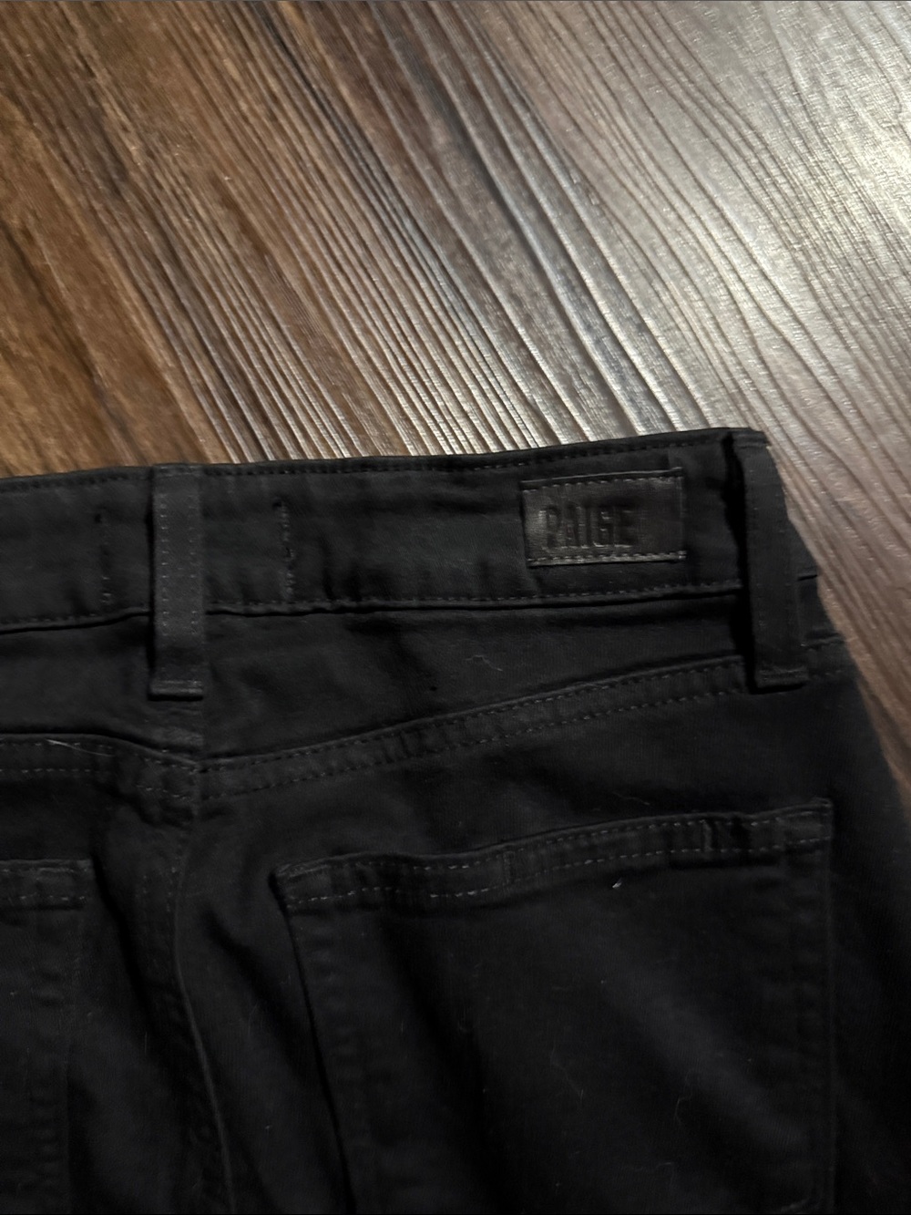 PAIGE Black Ripped Skinny Jeans - Picture 6 of 7